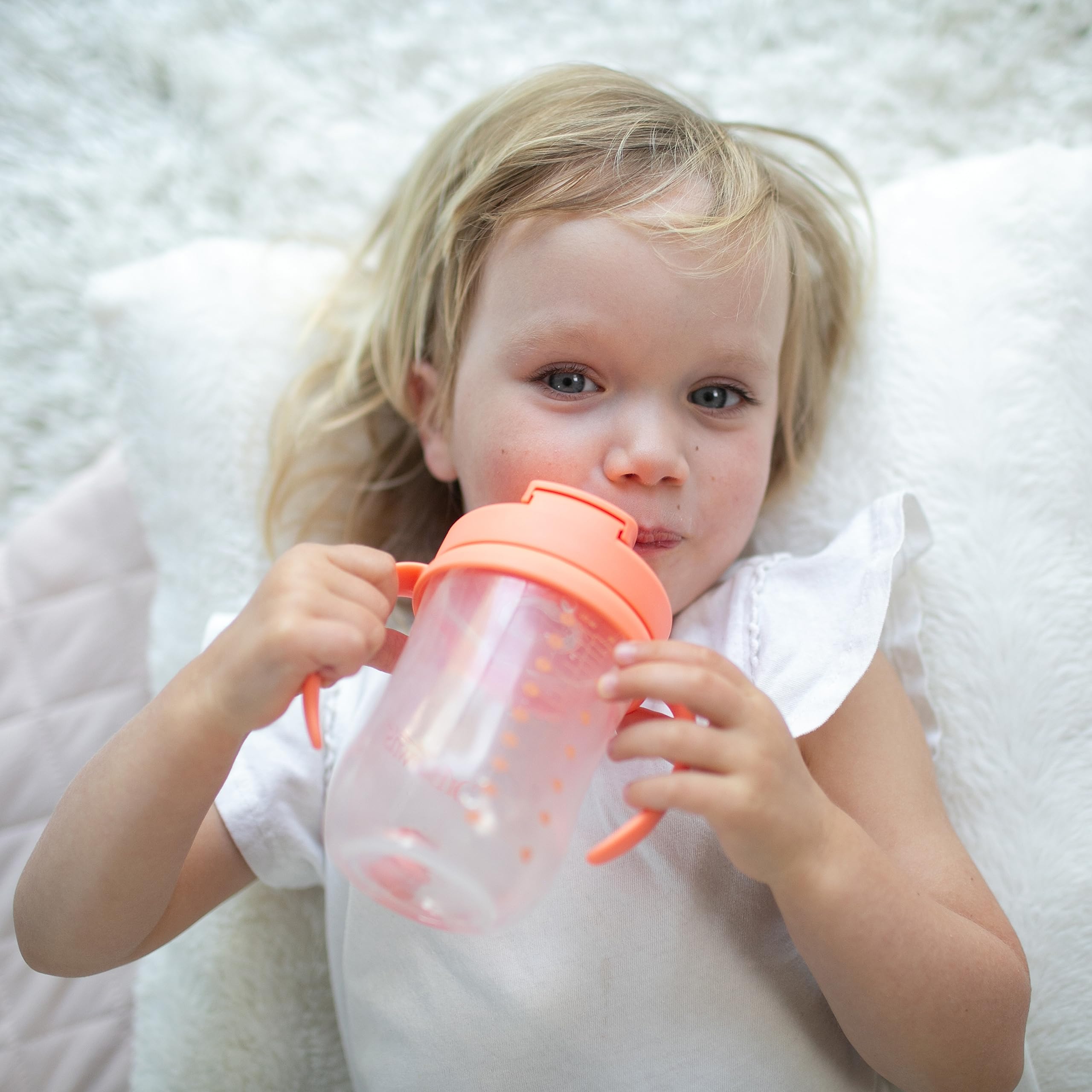Foto 7 pulgar | Copa Con Pajita Dr. Brown's Milestones Baby's First 270 Ml Coral 6m+ - Venta Internacional.