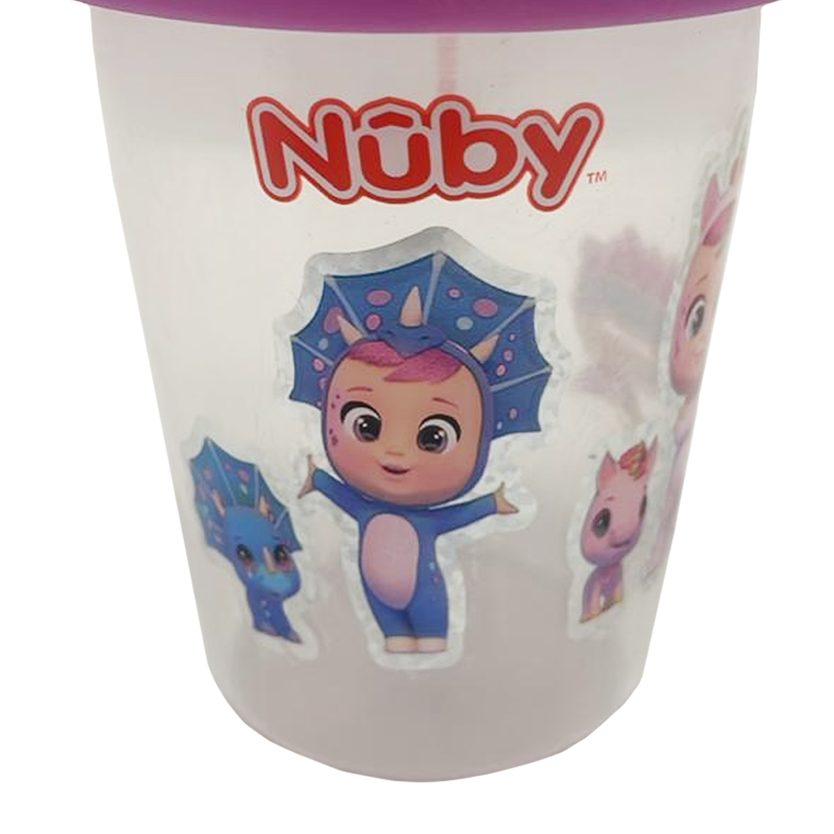 Foto 4 pulgar | Vaso Entrenador Nuby para Bebés 7 Oz Lila