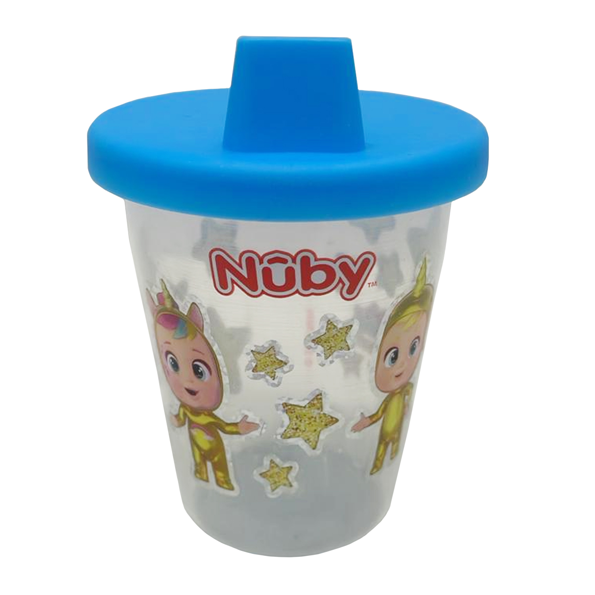 Vaso Entrenador Nuby para Bebés 7 Oz Celeste