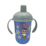 Vaso Entrenador con Asas Nuby Bebés Llorones 9 Oz Azul