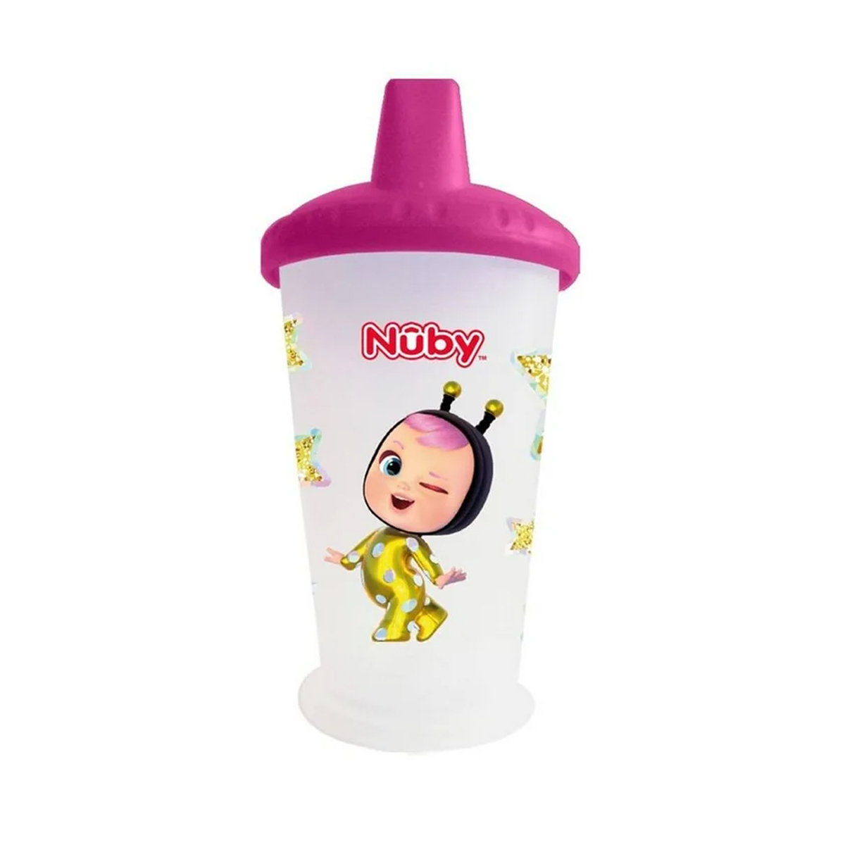 Vaso Entrenador Nuby para Bebé 10 Oz Rosa