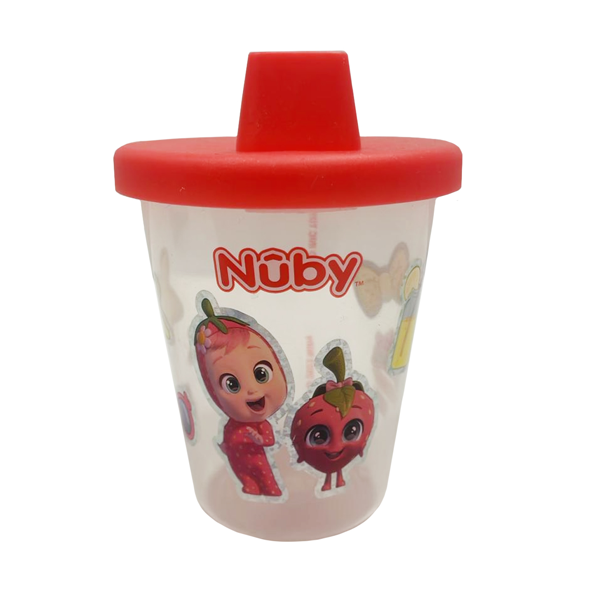 Vaso Entrenador Nuby para Bebés 7 Oz Rojo