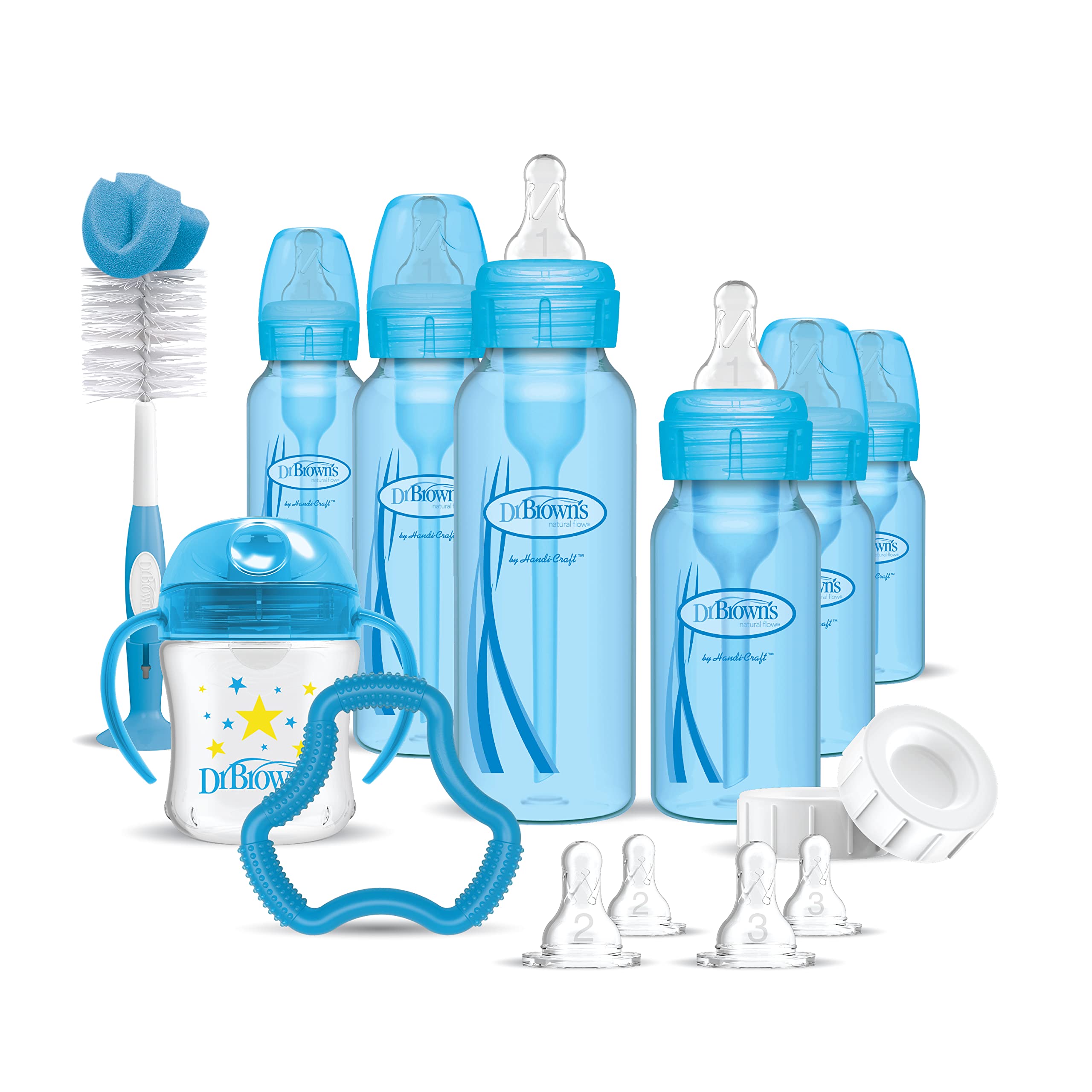 Foto 2 pulgar | Set De Biberones Dr. Brown's Natural Flow Anti-colic Blue - Venta Internacional.