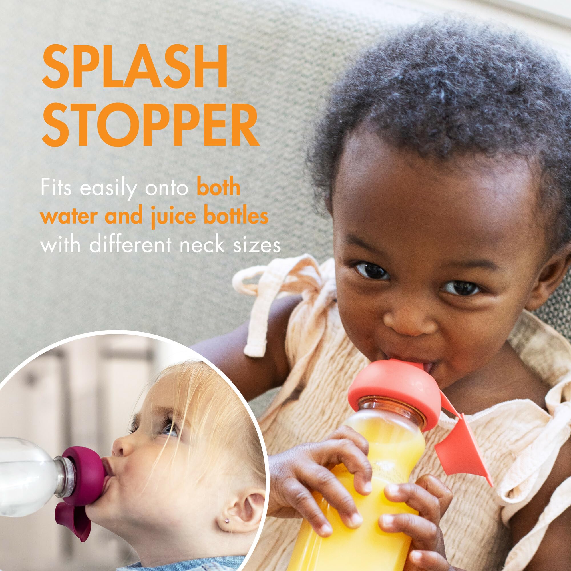 Foto 3 pulgar | Juego de 4 Tapones de Silicona para Botellas Boon Snug Sip - Venta Internacional