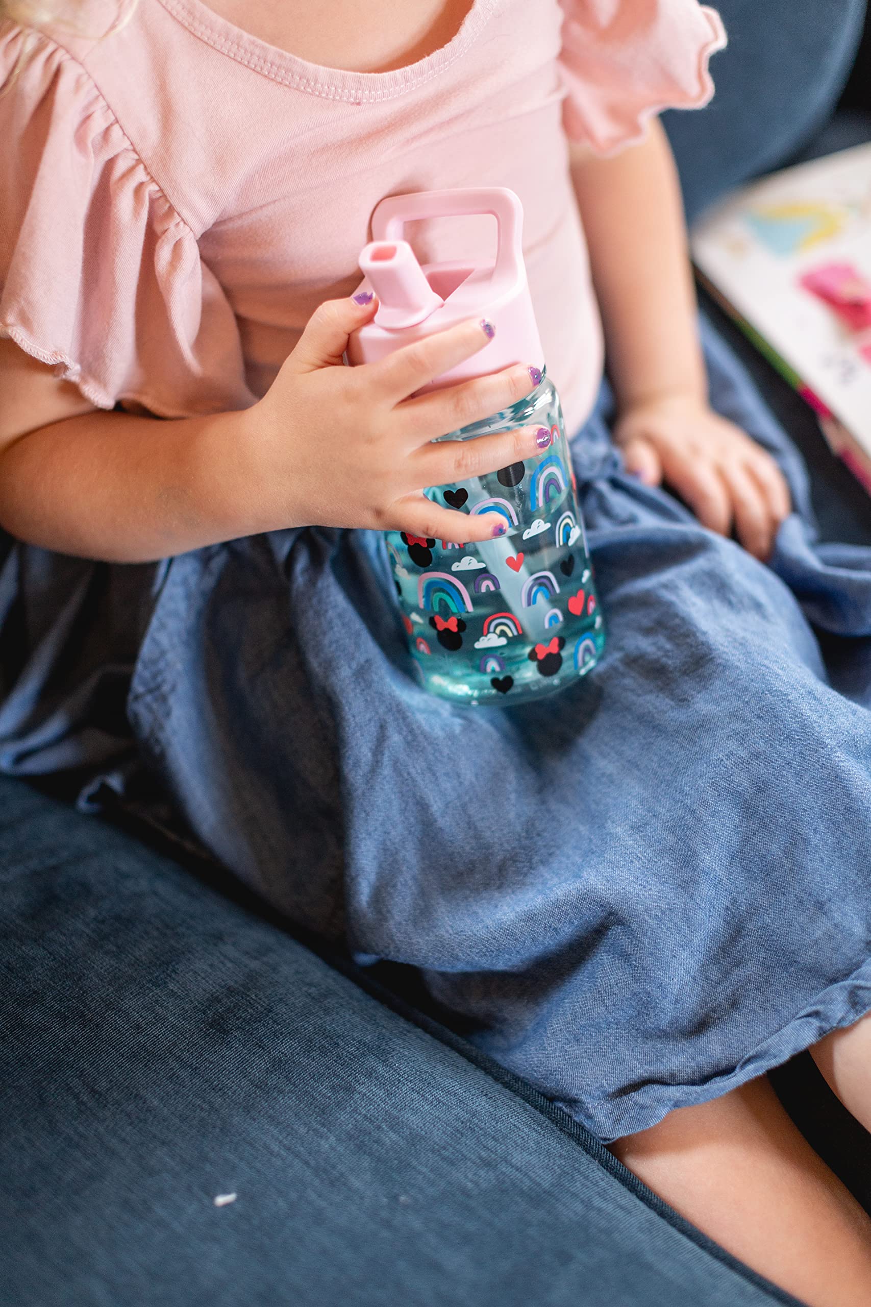 Foto 4 | Botella De Agua Simple Modern Disney Moana 350 Ml Sin Bpa - Venta Internacional.