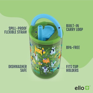 Foto 3 | Juego De Vasos Ello Bop, Paquete De 2 Unidades, 350 Ml, Para Niños Con Asa De Transporte, Sin Bpa - Venta Internacional