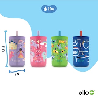 Foto 4 | Juego De Vasos Ello Bop, Paquete De 2 Unidades, 350 Ml, Para Niños Con Asa De Transporte, Sin Bpa - Venta Internacional