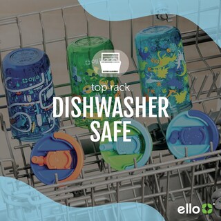 Foto 5 | Juego De Vasos Ello Bop De Plástico Para Niños De 360 Ml Con Pajita, Paquete De 2 - Venta Internacional.