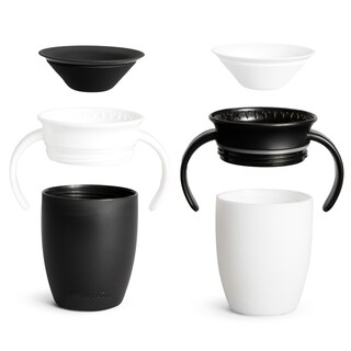 Foto 4 | Sippy Cup Munchkin Miracle 360 Trainer, 200 Ml, Paquete De 2 Unidades, Color Blanco Y Negro - Venta Internacional.