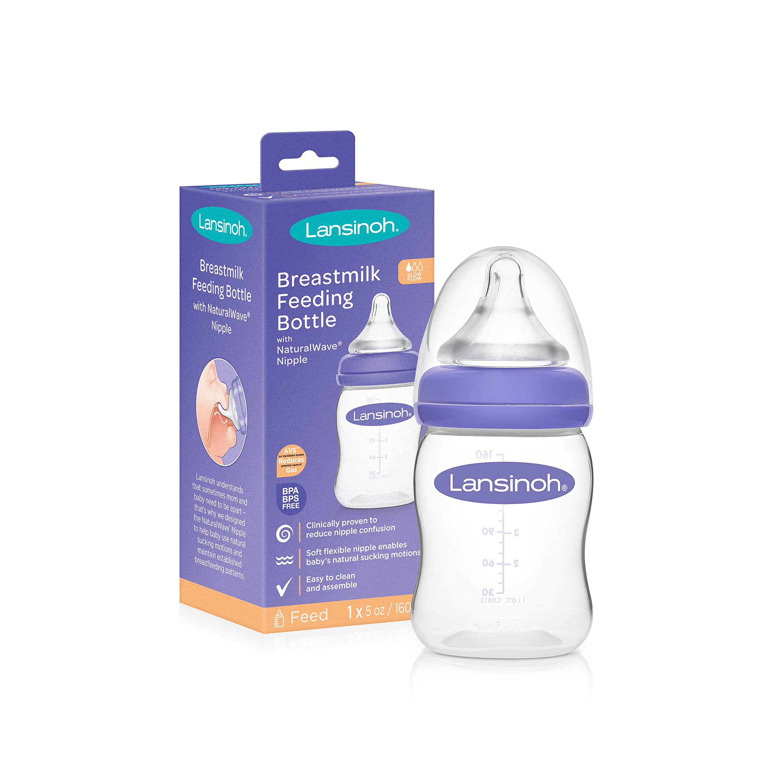 Foto 2 pulgar | Biberón Lansinoh Momma Breastmilk 150 Ml Con Tetina - Venta Internacional.