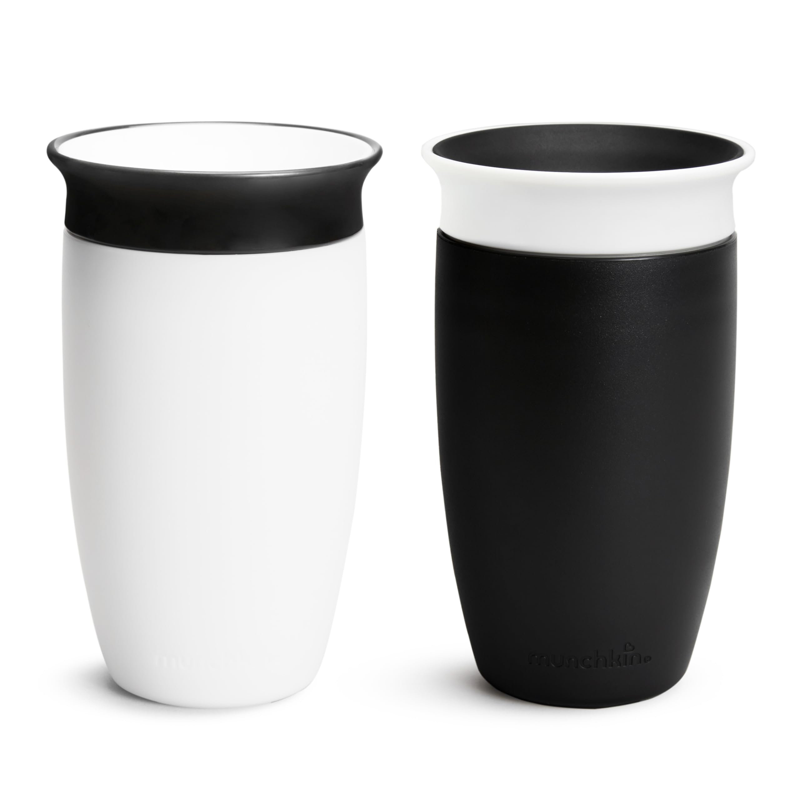 Foto 2 pulgar | Sippy Cup Munchkin Miracle 360 Para Niños Pequeños, 300 Ml, Paquete De 2 Unidades, Color Blanco Y Negro - Venta