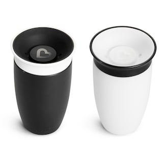 Foto 3 | Sippy Cup Munchkin Miracle 360 Para Niños Pequeños, 300 Ml, Paquete De 2 Unidades, Color Blanco Y Negro - Venta
