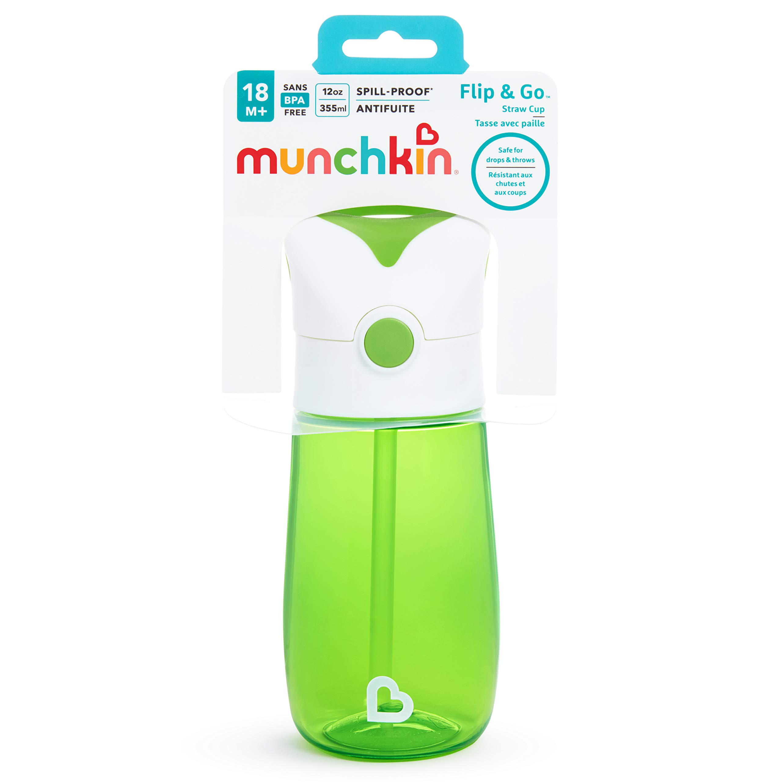 Foto 7 pulgar | Straw Cup Munchkin Flip And Go Tritan 350 Ml Para Niños Pequeños - Venta Internacional.