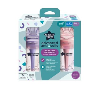 Foto 7 | Biberones Tommee Tippee Advanced Anticolic 270 Ml, 0 M+, Paquete De 2 - Venta Internacional.