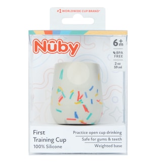 Foto 3 | Vaso de Entrenamiento Nuby Silicone Confetti 60 ml para Bebé - Venta Internacional