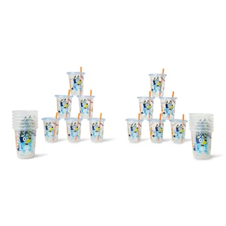 Foto 1 | Vaso con Popote The First Years Bluey Take & Toss 240 Ml 24 Unidades - Venta Internacional