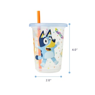 Foto 6 | Vaso con Popote The First Years Bluey Take & Toss 240 Ml 24 Unidades - Venta Internacional