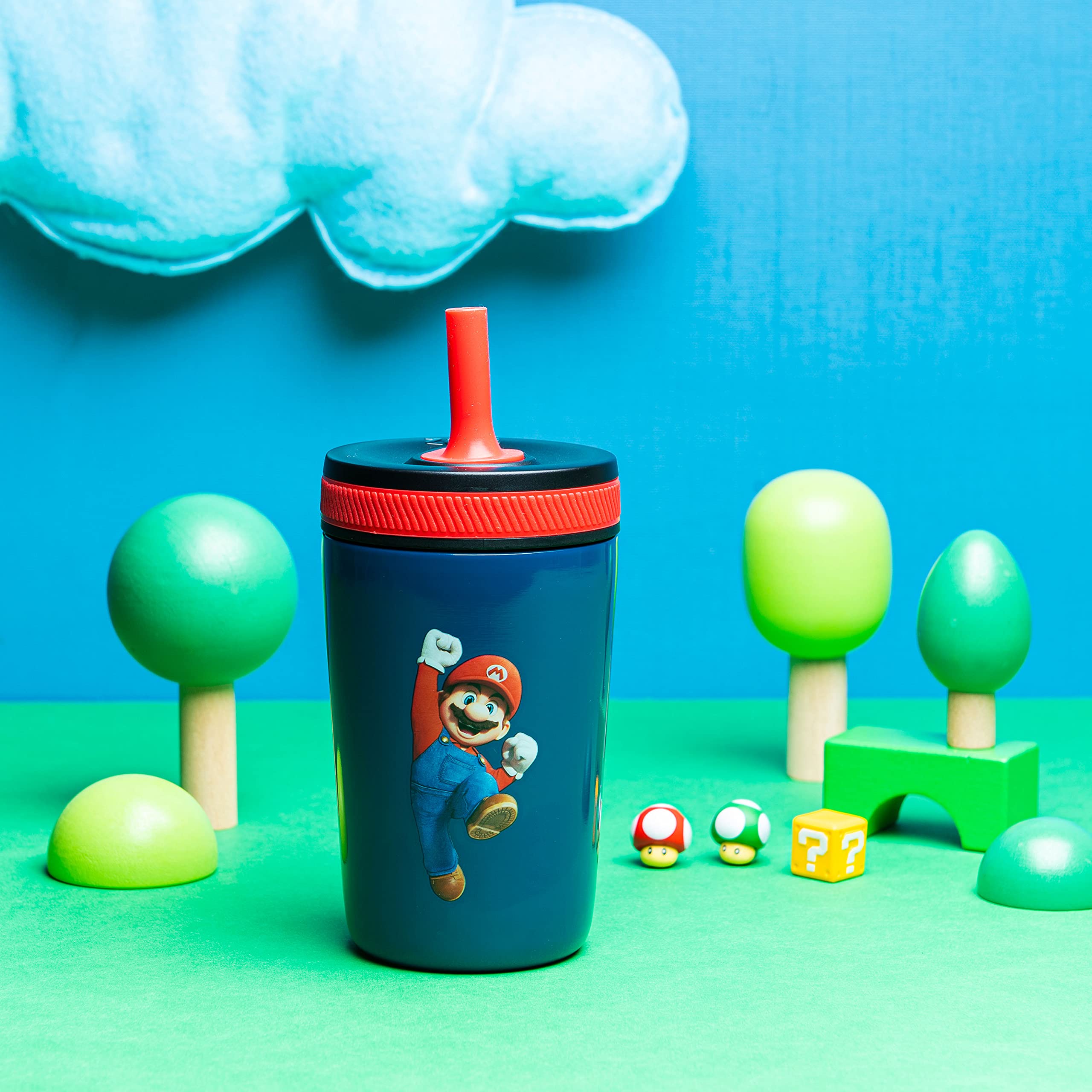 Foto 4 pulgar | Copa Para Niños Pequeños, Zak Diseña La Película Kelso De Super Mario Bros., 360 Ml - Venta Internacional.