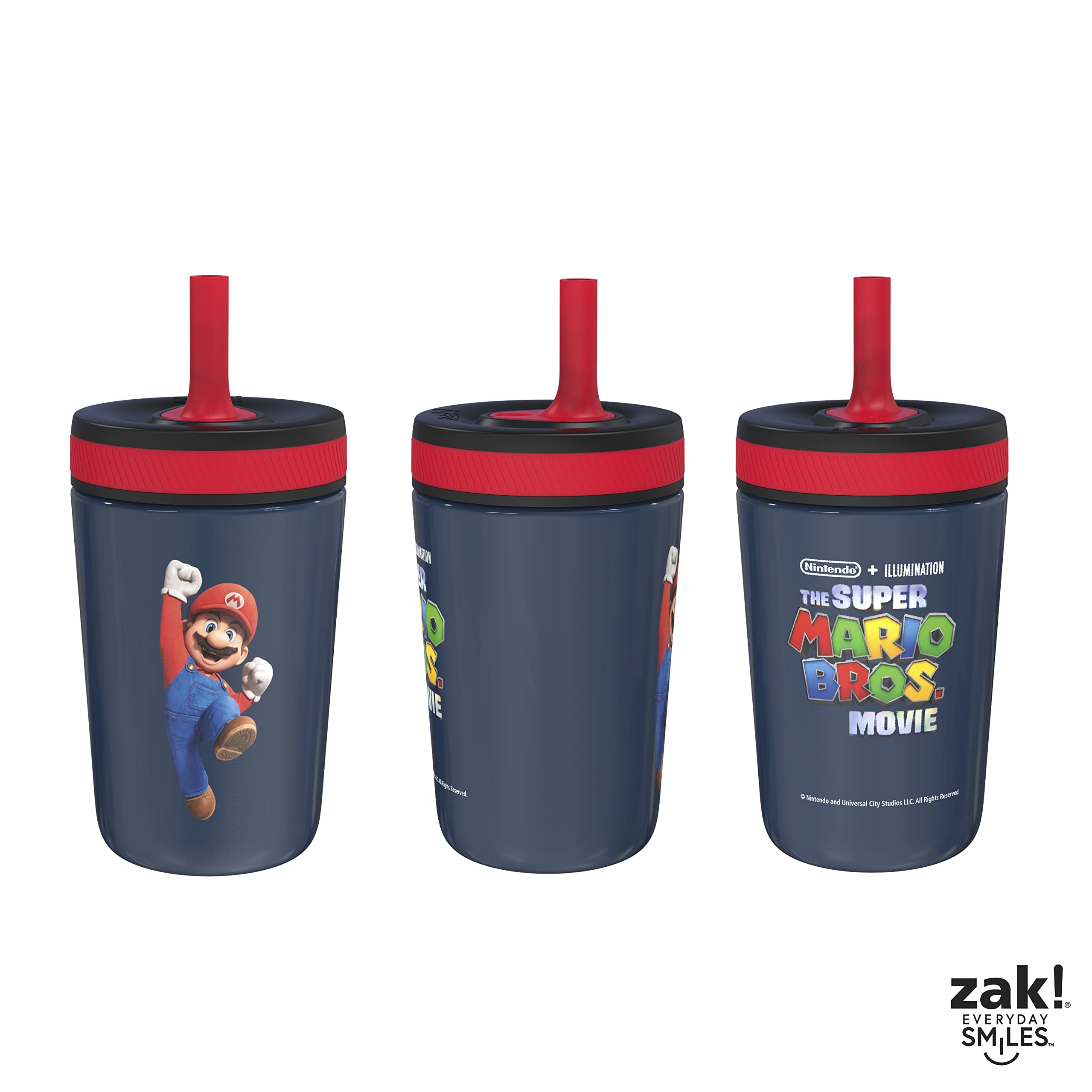 Foto 7 pulgar | Copa Para Niños Pequeños, Zak Diseña La Película Kelso De Super Mario Bros., 360 Ml - Venta Internacional.