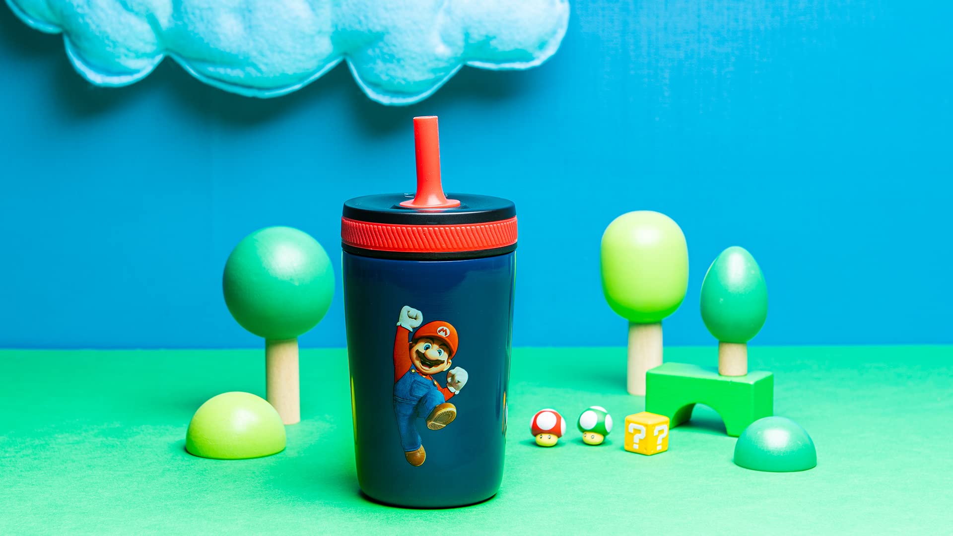 Foto 8 pulgar | Copa Para Niños Pequeños, Zak Diseña La Película Kelso De Super Mario Bros., 360 Ml - Venta Internacional.