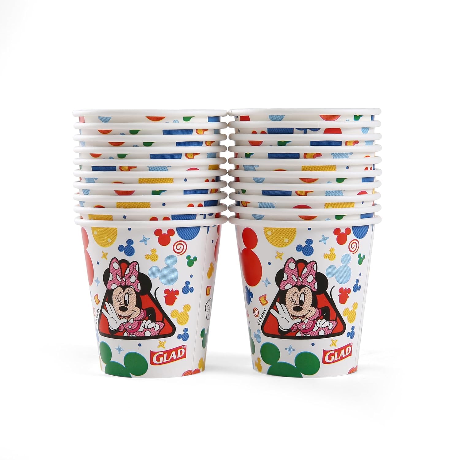 Foto 4 pulgar | Vasos De Papel Para Baño Glad For Kids Disney Mickey, 90 Ml, 20 Unidades - Venta Internacional.