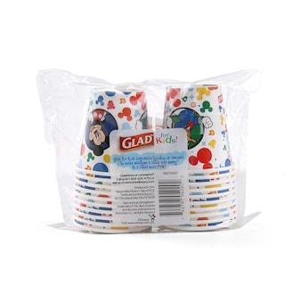 Foto 6 | Vasos De Papel Para Baño Glad For Kids Disney Mickey, 90 Ml, 20 Unidades - Venta Internacional.