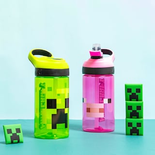 Foto 2 | Botella De Agua Zak Designs Minecraft Kids, 480 Ml, Juego De 2 Piezas - Venta Internacional.