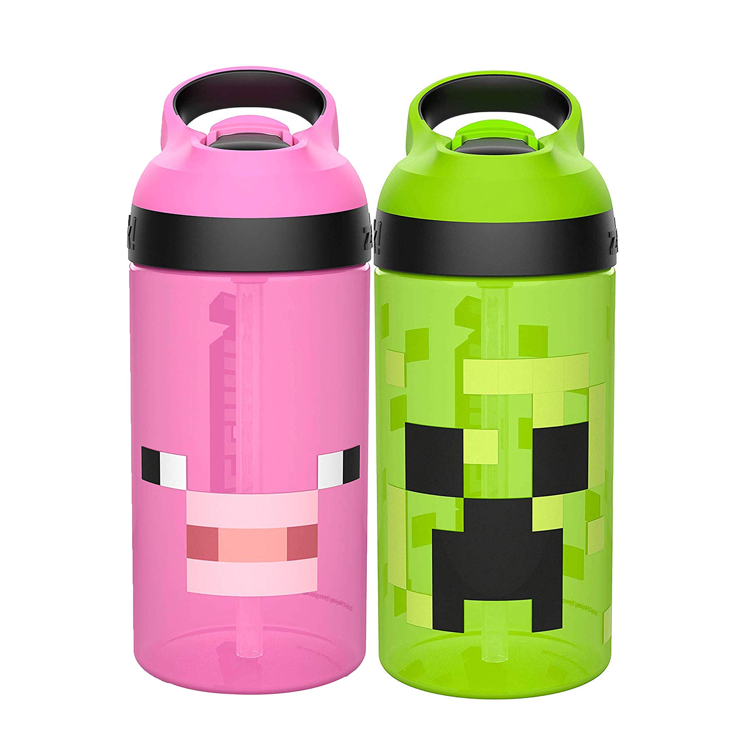 Foto 5 pulgar | Botella De Agua Zak Designs Minecraft Kids, 480 Ml, Juego De 2 Piezas - Venta Internacional.