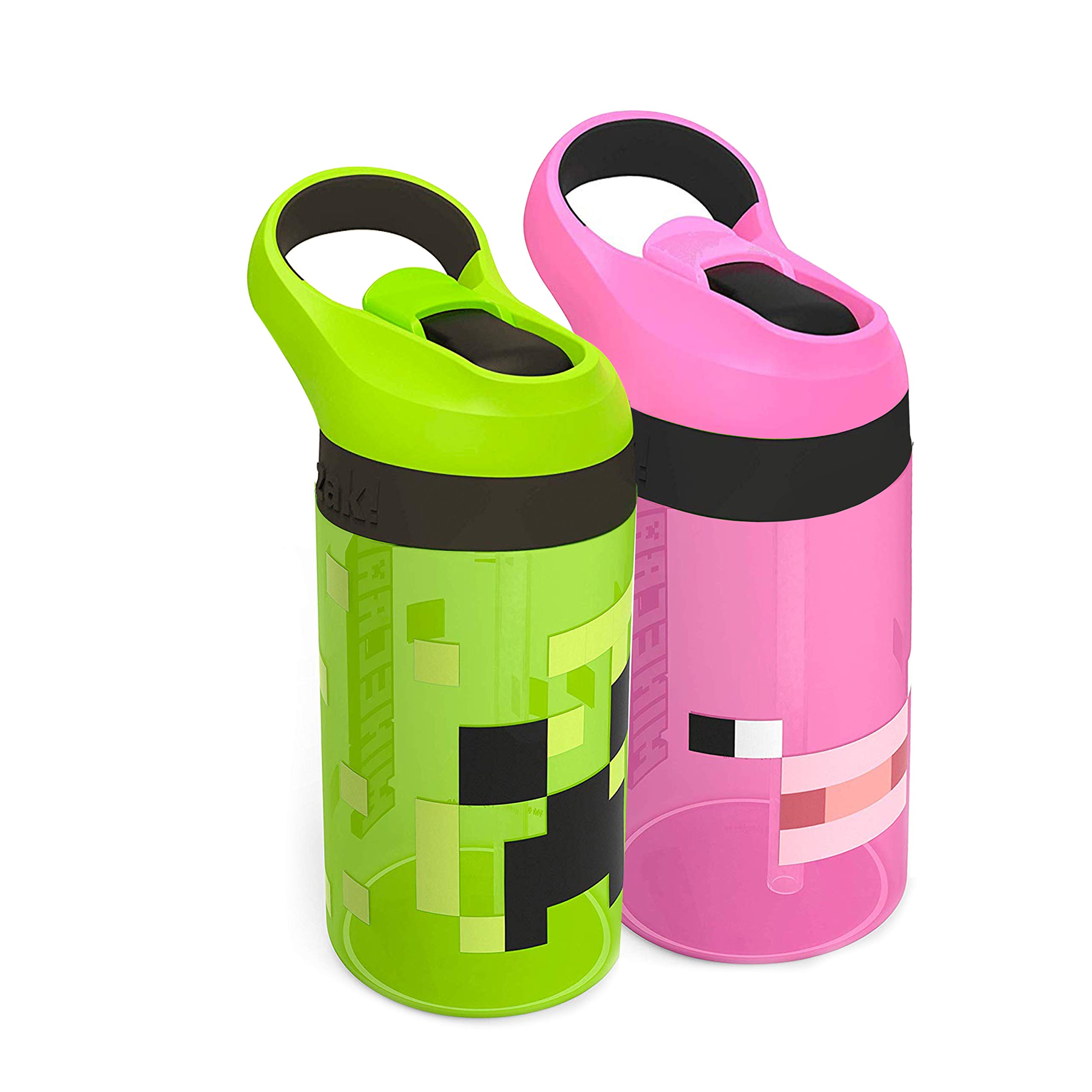 Foto 7 pulgar | Botella De Agua Zak Designs Minecraft Kids, 480 Ml, Juego De 2 Piezas - Venta Internacional.