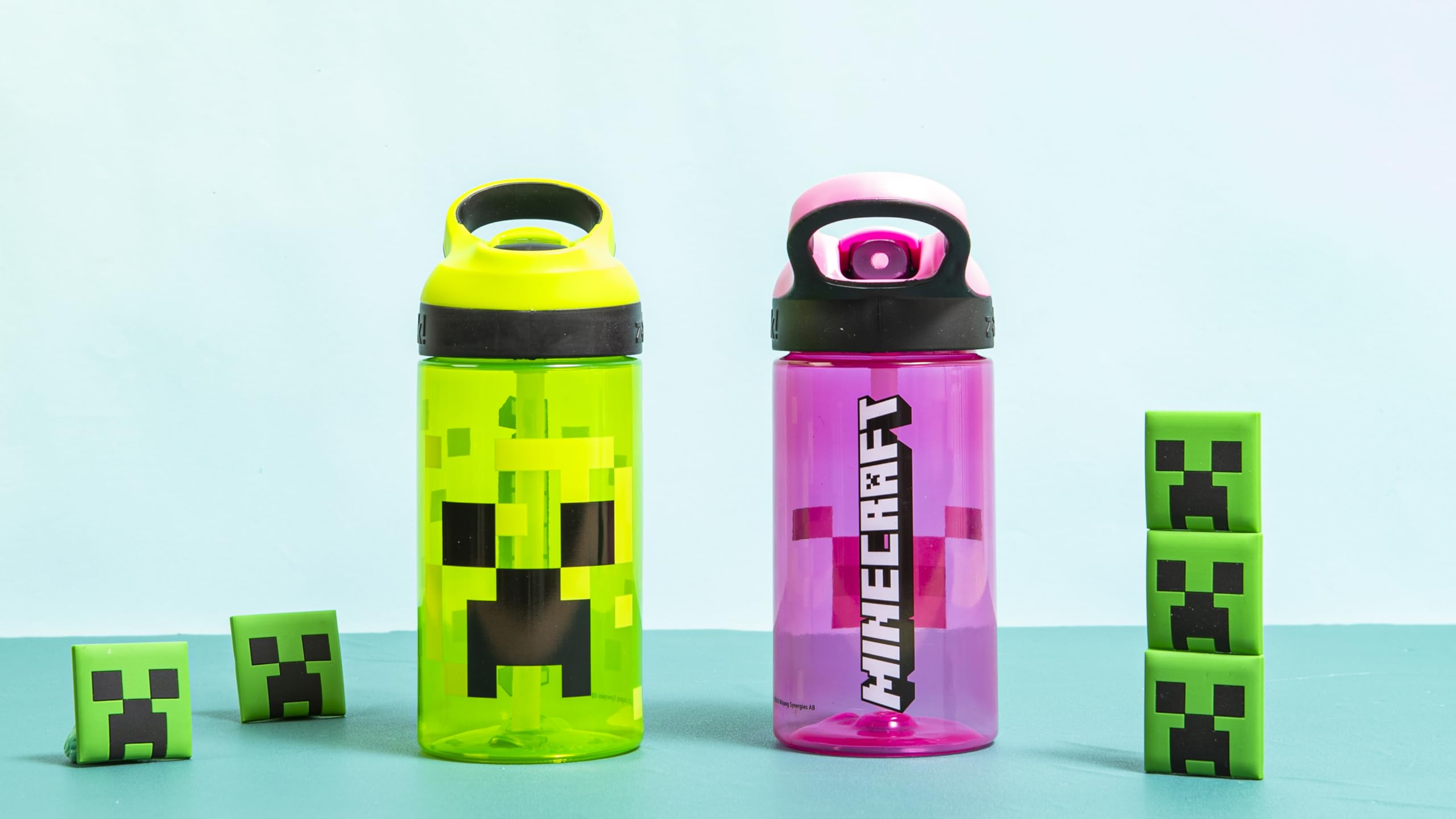 Foto 8 pulgar | Botella De Agua Zak Designs Minecraft Kids, 480 Ml, Juego De 2 Piezas - Venta Internacional.