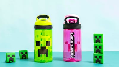 Foto 7 | Botella De Agua Zak Designs Minecraft Kids, 480 Ml, Juego De 2 Piezas - Venta Internacional.