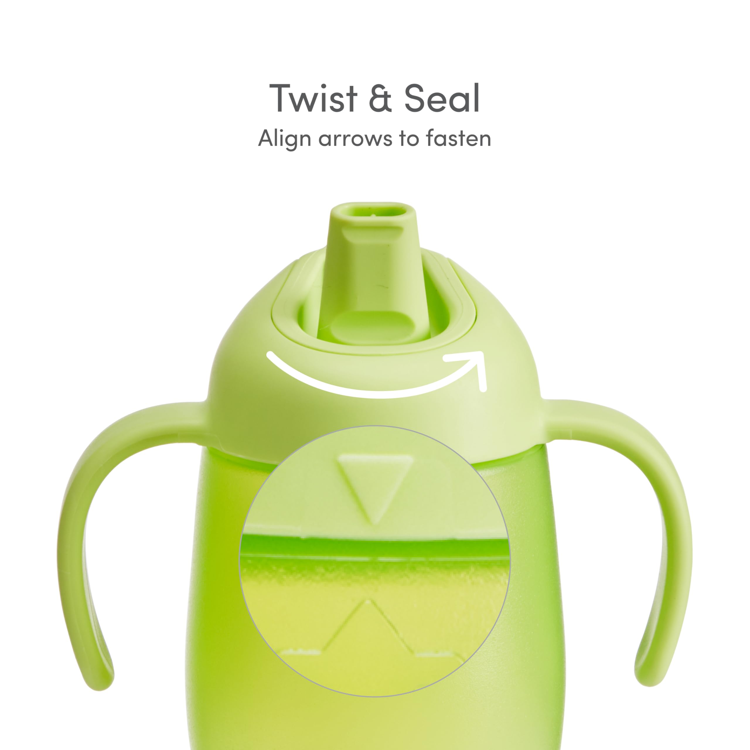 Foto 3 | Trainer Sippy Cup Munchkin Simple Clean Para Más De 6 Meses, 200 Ml, Azul Y Verde - Venta Internacional.