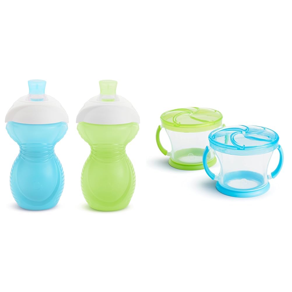 Foto 1 | Vaso Para Sorber Munchkin Click Lock, A Prueba De Mordidas, 270 Ml, Paquete De 2, 9 M - Venta Internacional.