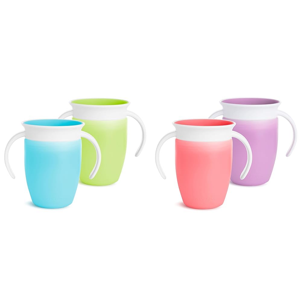 Foto 1 | Sippy Cup Munchkin Miracle 360 Trainer, 200 Ml, Paquete De 2 Con Asas - Venta Internacional.
