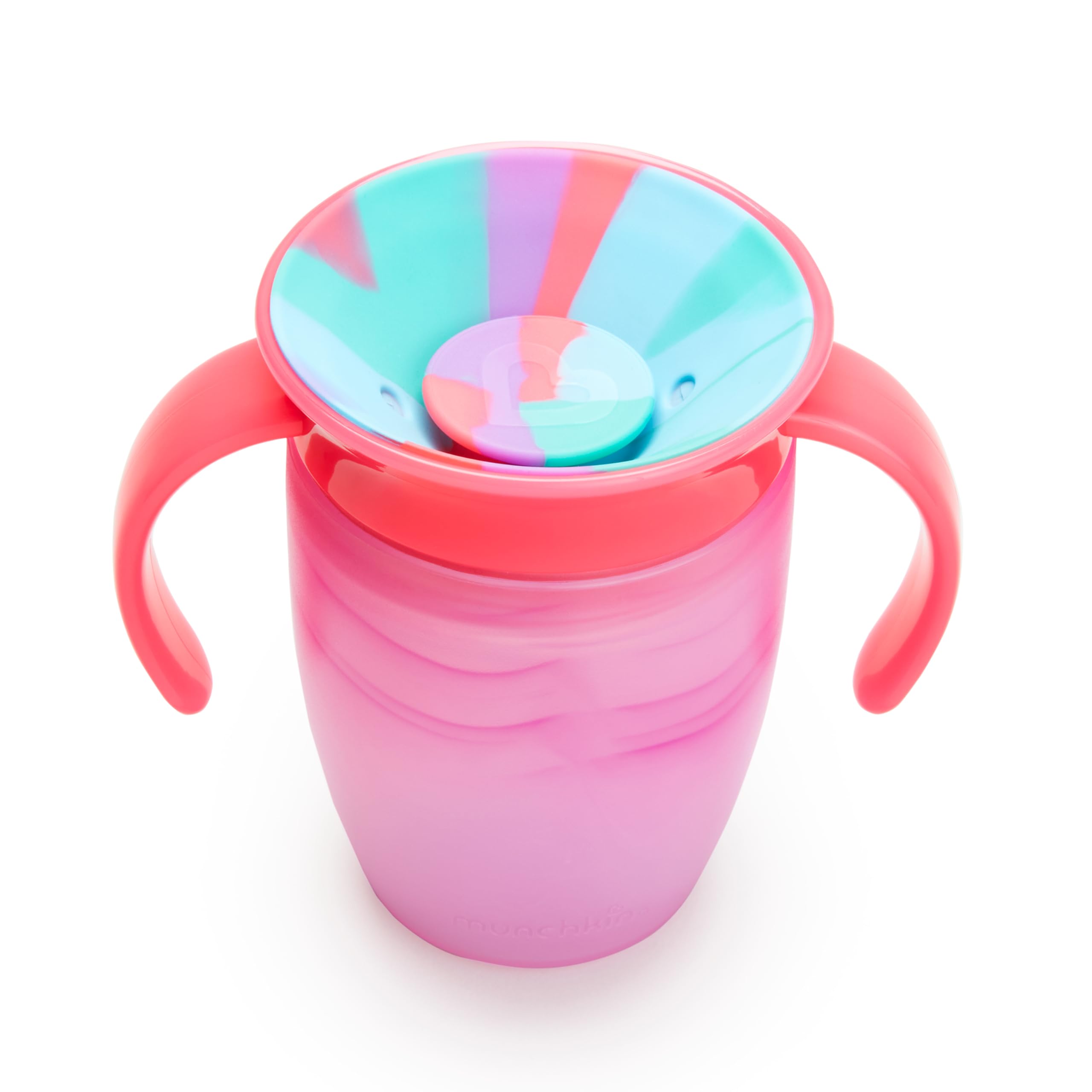 Foto 2 | Entrenador Munchkin Miracle 360 De Sippy Cup, 200 Ml, Con Asas, Color Rosa - Venta Internacional.