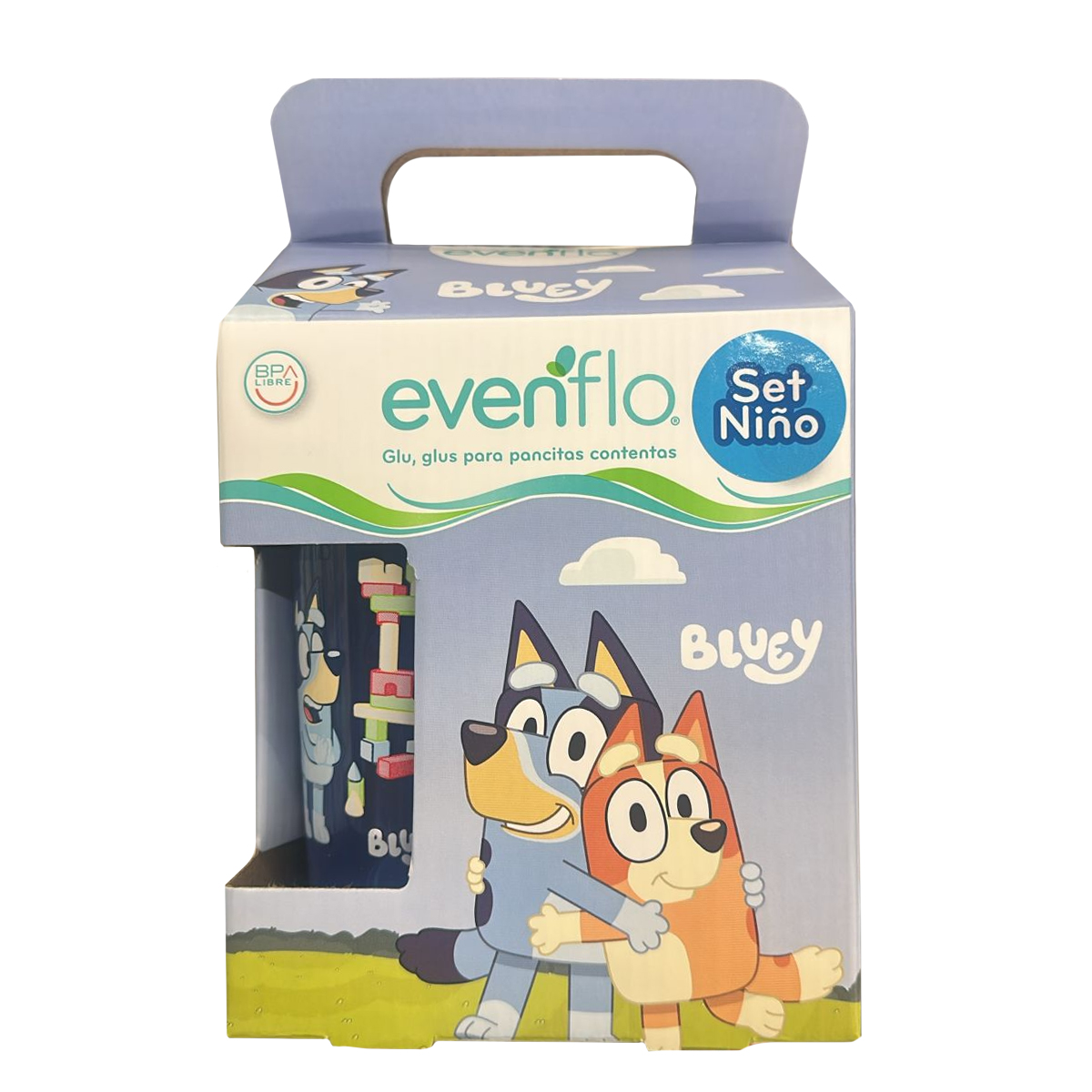 Foto 2 pulgar | Set Entrenador Evenflo Bluey 2 Tazas 2 Vasos Niño