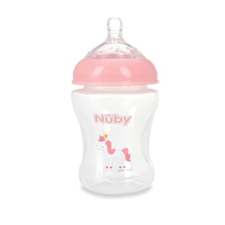 Foto 4 | Biberones Nuby Para Bebés, Paquete De 3, Con Tetina De Flujo Lento, 240 Ml - Venta Internacional.
