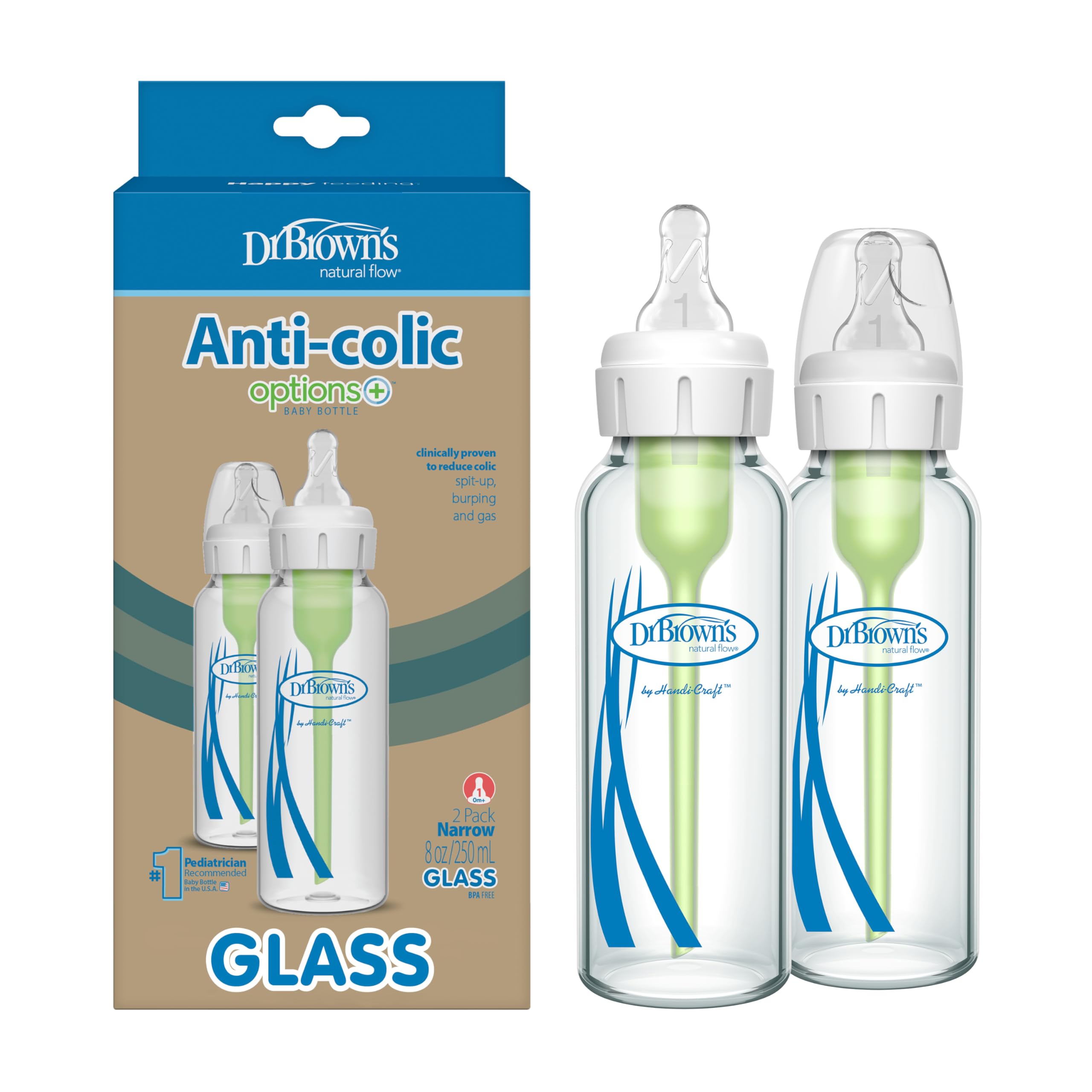 Foto 1 | Biberón Dr. Brown's Natural Flow Anti-colic De 250 Ml (paquete De 2) - Venta Internacional.