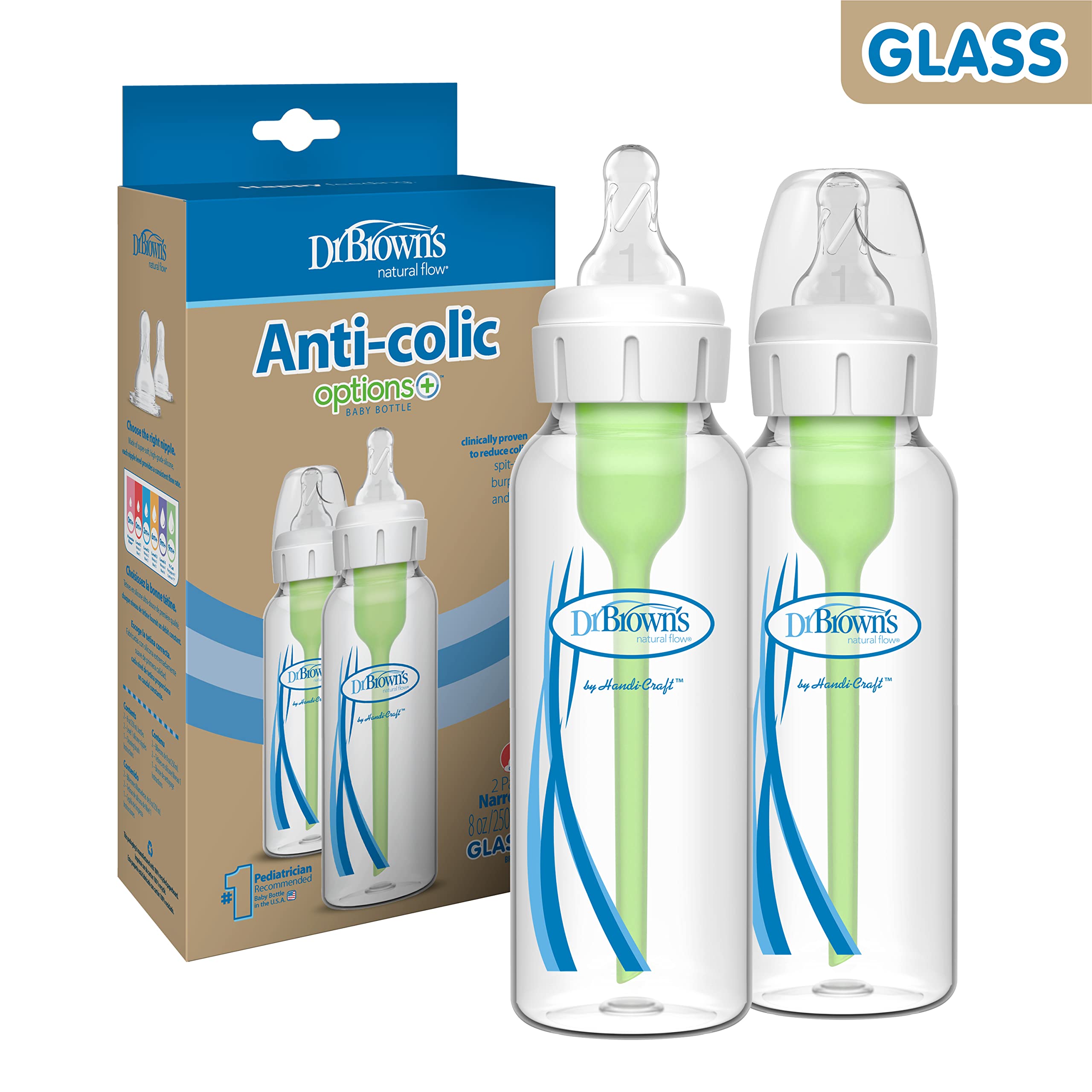 Foto 7 | Biberón Dr. Brown's Natural Flow Anti-colic De 250 Ml (paquete De 2) - Venta Internacional.