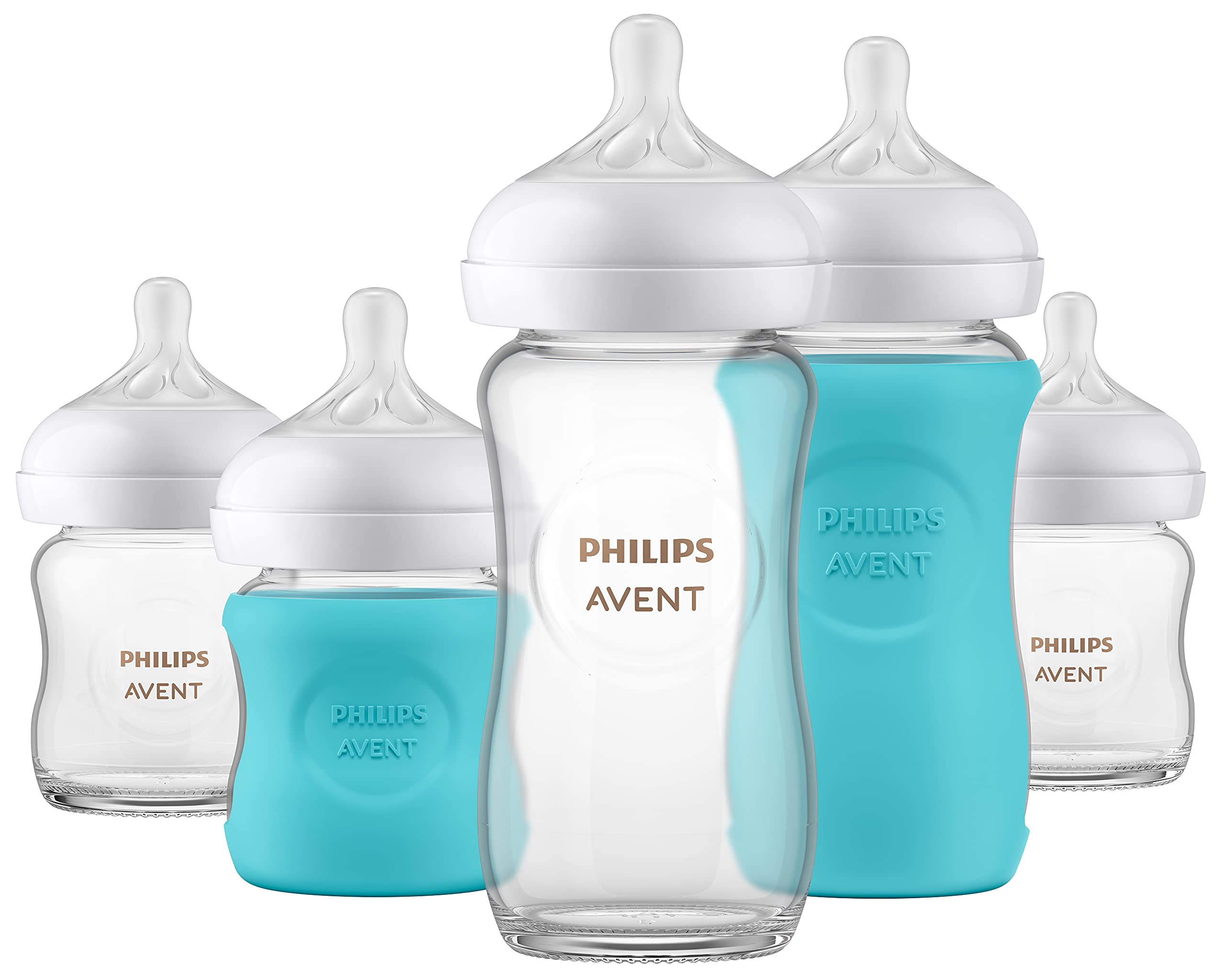 Set De Regalo Para Biberones Philips Avent Glass Natural Scd858/01 - Venta Internacional.