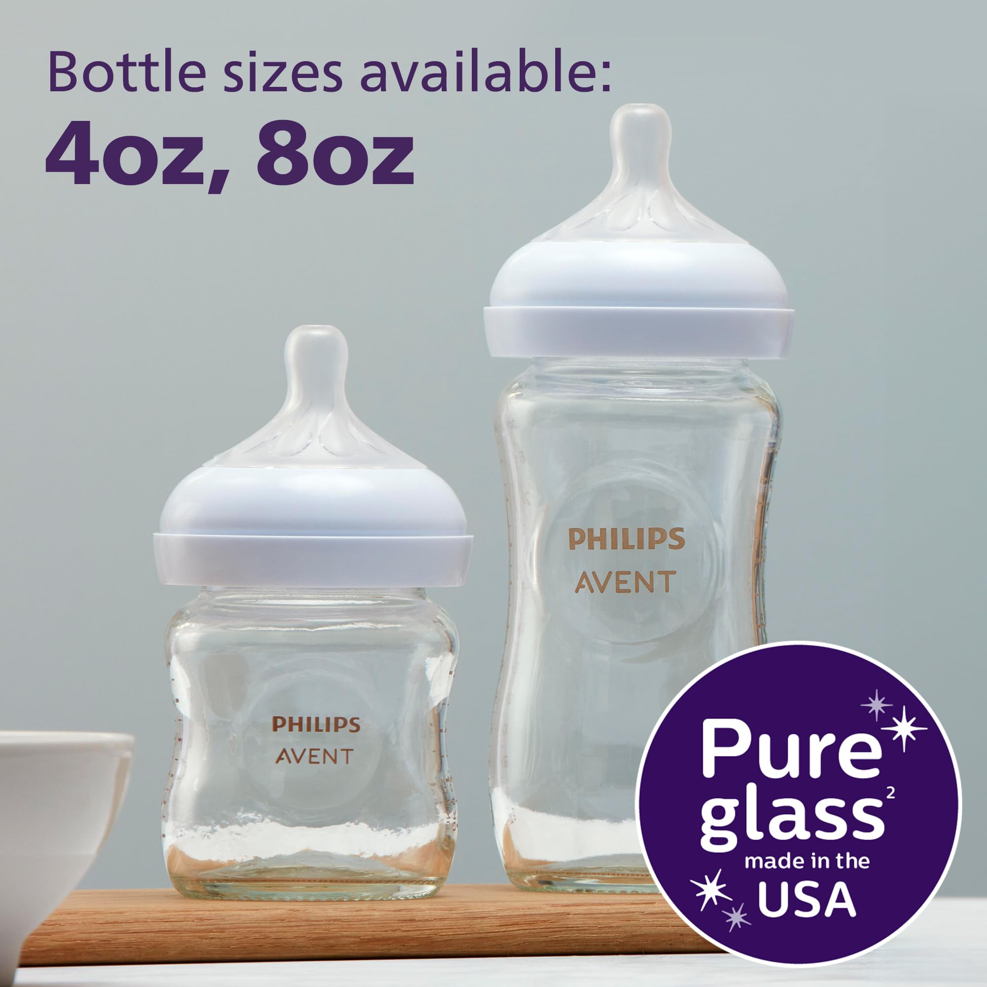 Foto 4 pulgar | Set De Regalo Para Biberones Philips Avent Glass Natural Scd858/01 - Venta Internacional.