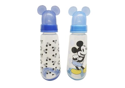 Foto 2 | Botella Disney Cudlie Mickey Mouse Baby Boy 270 Ml, Paquete De 2 - Venta Internacional.