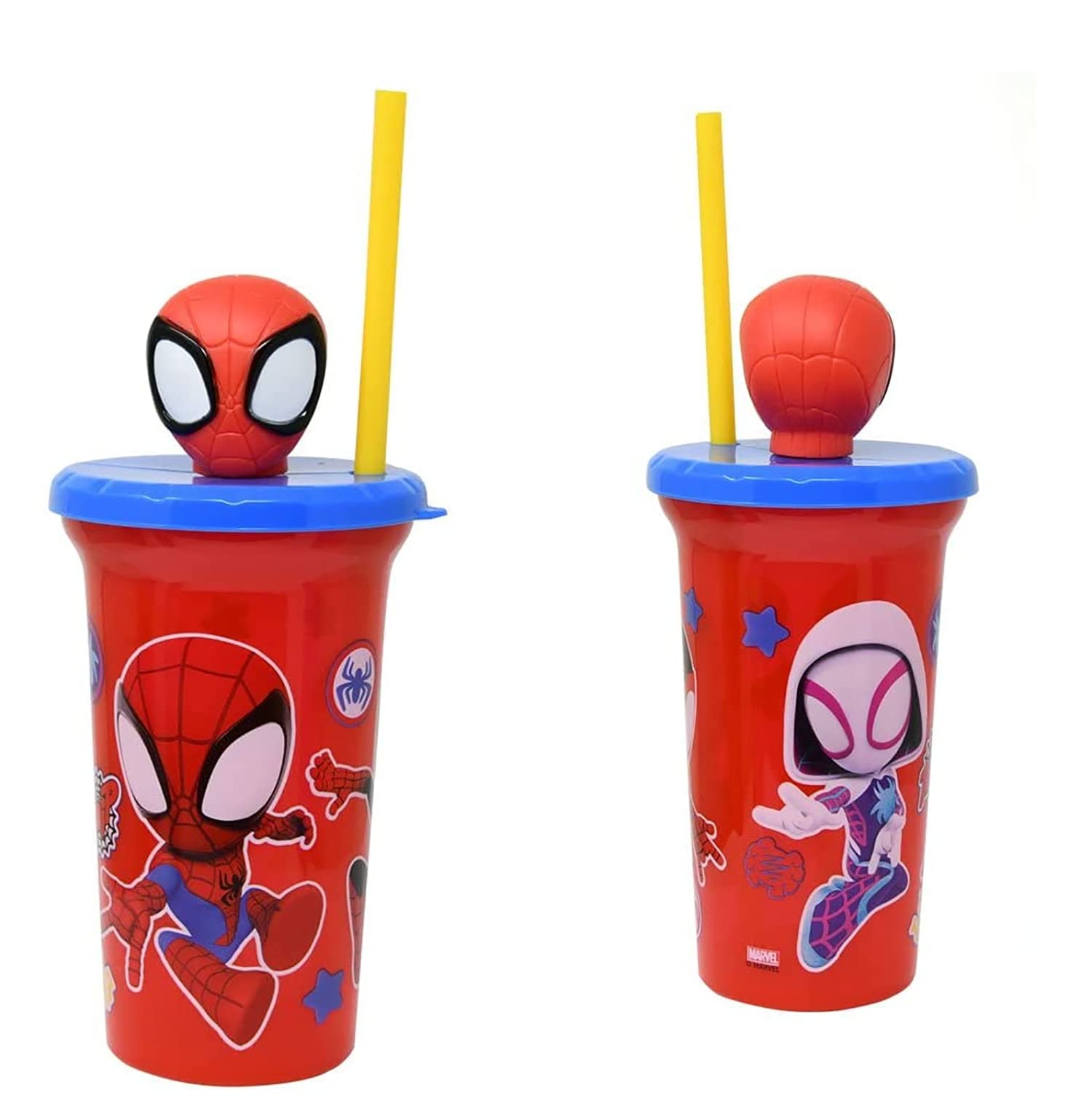Bebederos Cup Zak Designs Spidey And Friends Buddy, 450 Ml, Para Niños - Venta Internacional.