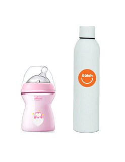 Foto 1 | Biberón Natural Feeling Color Rosa + Gratis Termo Güish De Regalo