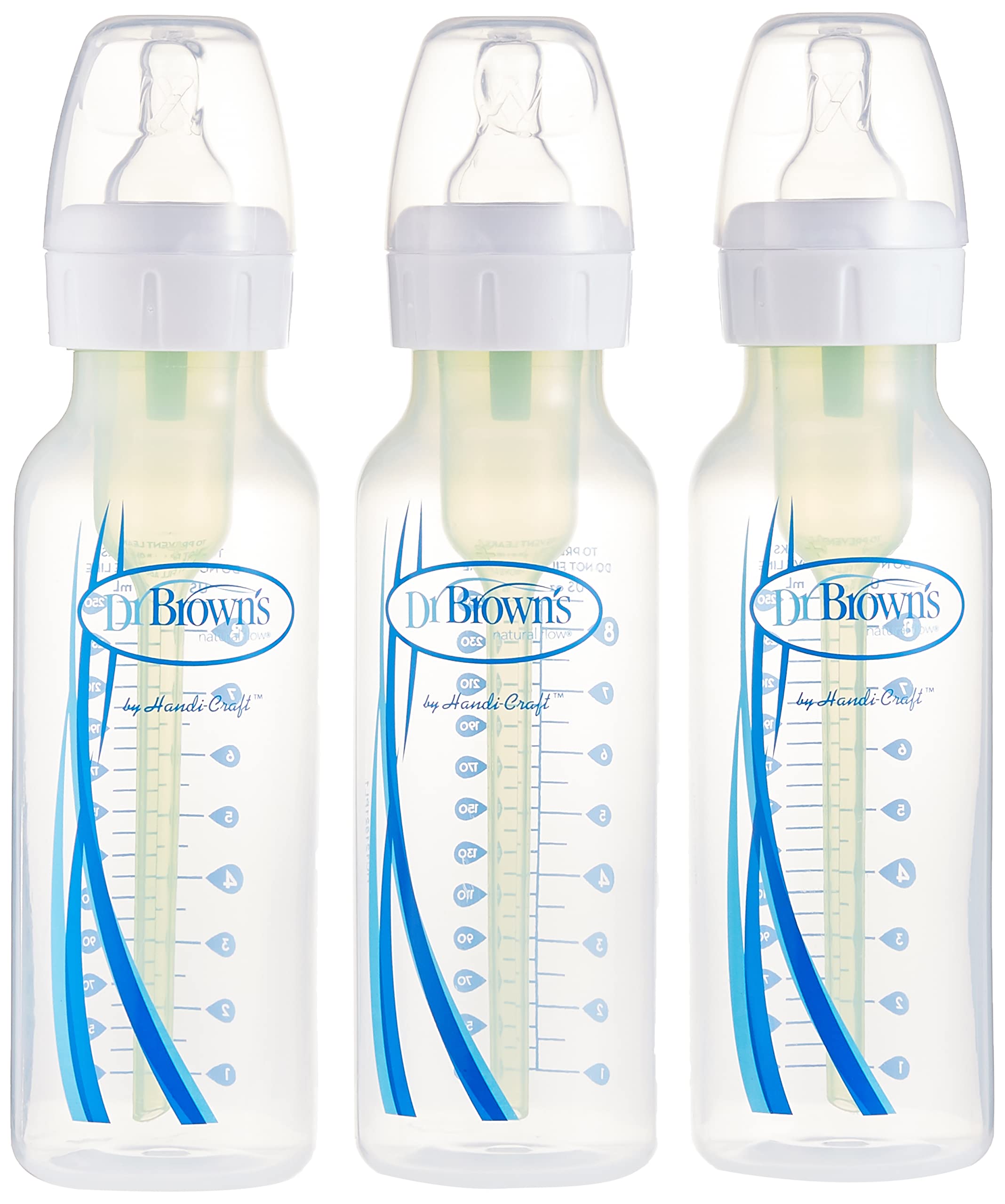 Botella Dr. Brown's Options Narrow De 240 Ml, Paquete De 3, Transparente - Venta Internacional.