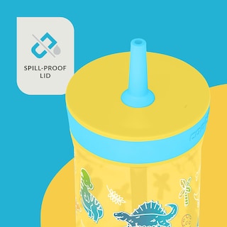 Foto 3 | Vaso Contigo Kids Leighton Con Pajita, Tapa Antiderrames De 400 Ml - Venta Internacional.