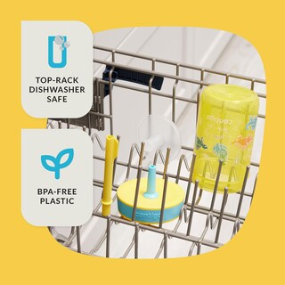 Foto 4 | Vaso Contigo Kids Leighton Con Pajita, Tapa Antiderrames De 400 Ml - Venta Internacional.