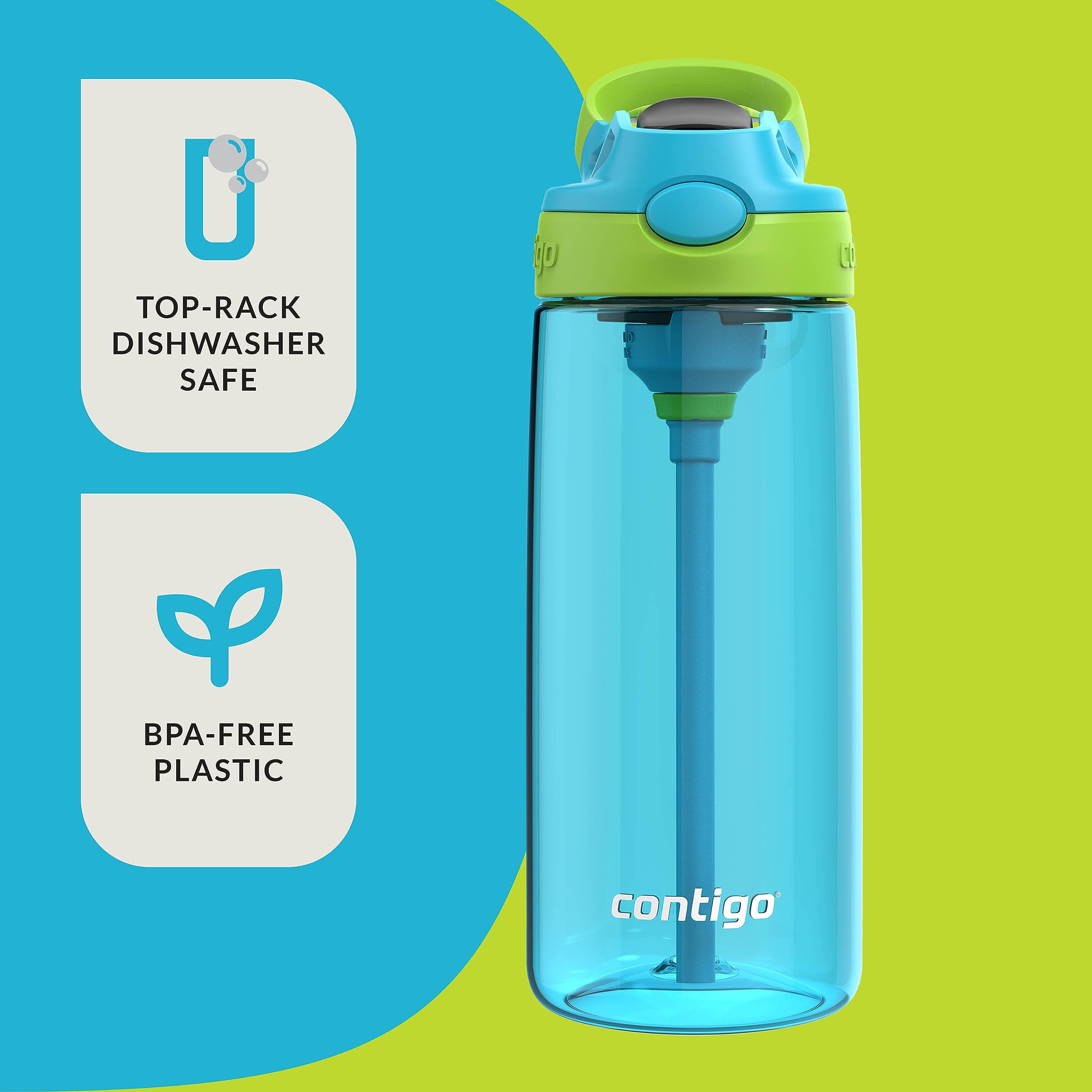 Foto 7 pulgar | Botellas De Agua Contigo Kids Aubrey, 600 Ml, Paquete De 2, Sin Bpa - Venta Internacional.