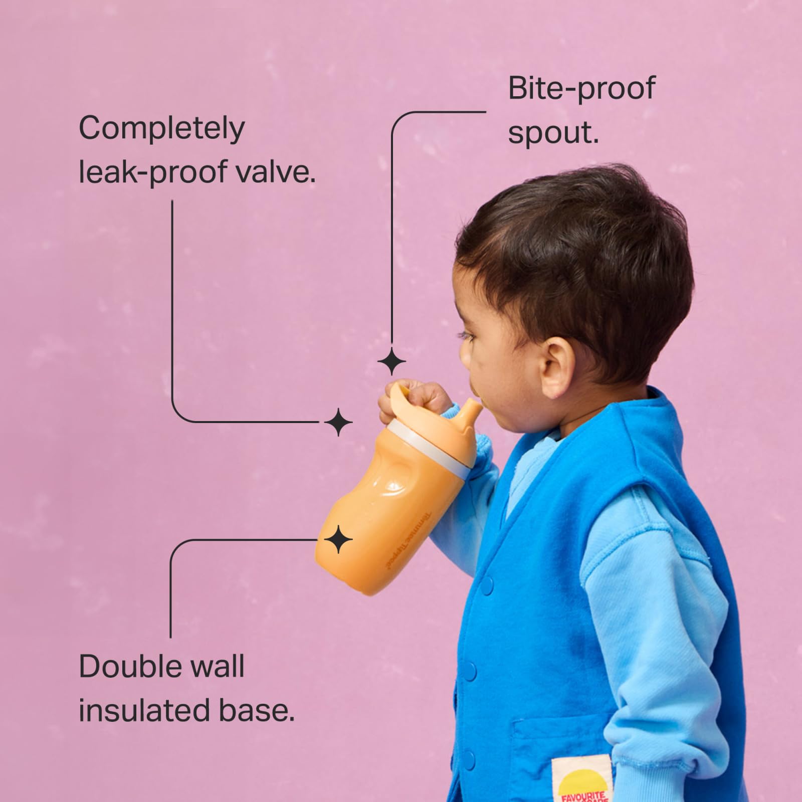 Foto 6 pulgar | Botella De Agua Tommee Tippee Con Aislamiento Deportivo De 270 Ml, Paquete De 2 - Venta Internacional.