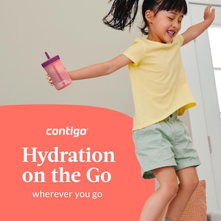 Foto 5 | Vaso Contigo Kids Leighton Straw De 400 Ml Con Tapa A Prueba De Derrames - Venta Internacional.